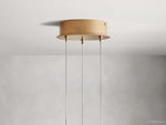 Arica Handcrafted Alabaster Round Chandelier