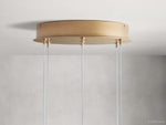 Arica Handcrafted Alabaster Round Chandelier