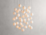 Arica Handcrafted Alabaster Round Chandelier
