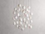 Arica Handcrafted Alabaster Round Chandelier