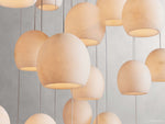 Arica Handcrafted Alabaster Round Chandelier