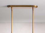 Rhodes Midcentury Torch Linear Chandelier