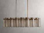 Delsie Vintage Glass Oval Chandelier