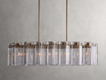 Delsie Vintage Glass Oval Chandelier