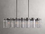 Delsie Vintage Glass Oval Chandelier