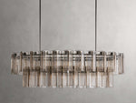 Delsie Vintage Glass Oval Chandelier