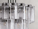 Delsie Reeded Glass Round Chandelier