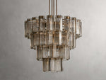 Delsie Reeded Glass Round Chandelier