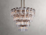 Delsie Reeded Glass Round Chandelier