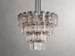 Delsie Reeded Glass Round Chandelier