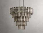 Delsie Reeded Glass Round Chandelier