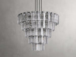 Delsie Reeded Glass Round Chandelier