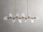 Lyla Foliated Vein Linear Chandelier