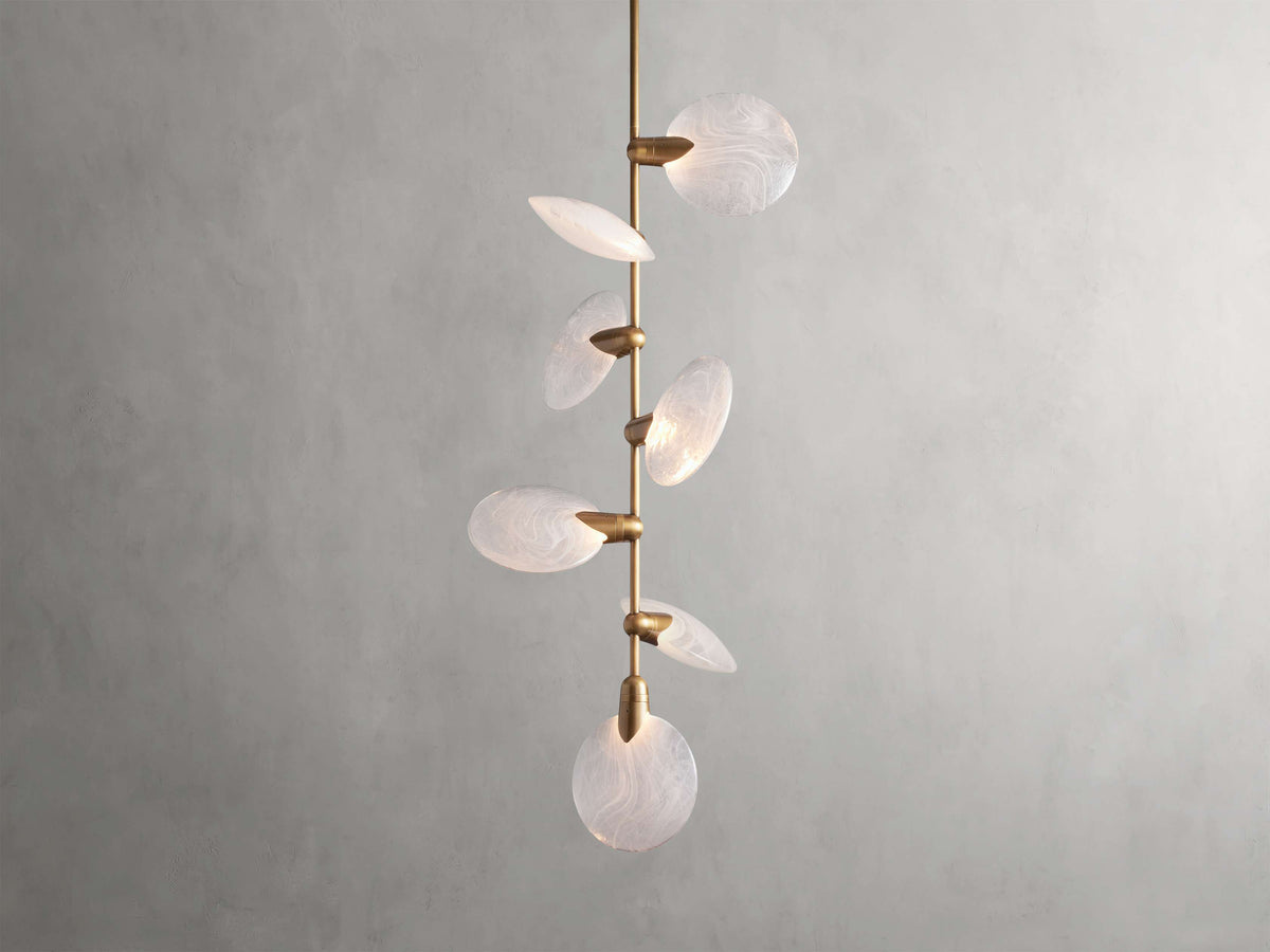 Lyla Foliated Vein Pendant Light