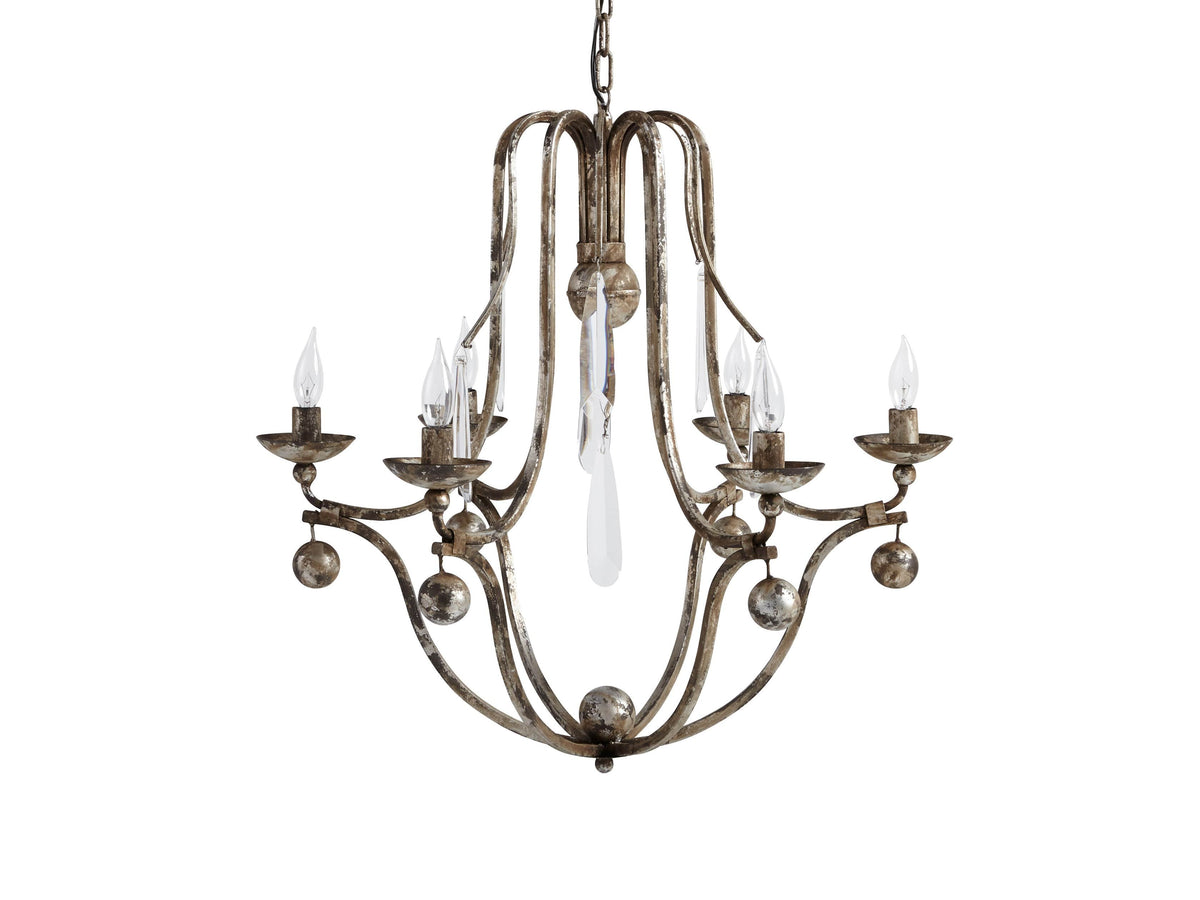 Bonita Dramatic Lacquer Frame Chandelier