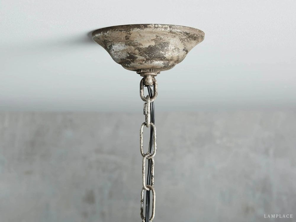 Fotini Patina Crown Round Chandelier