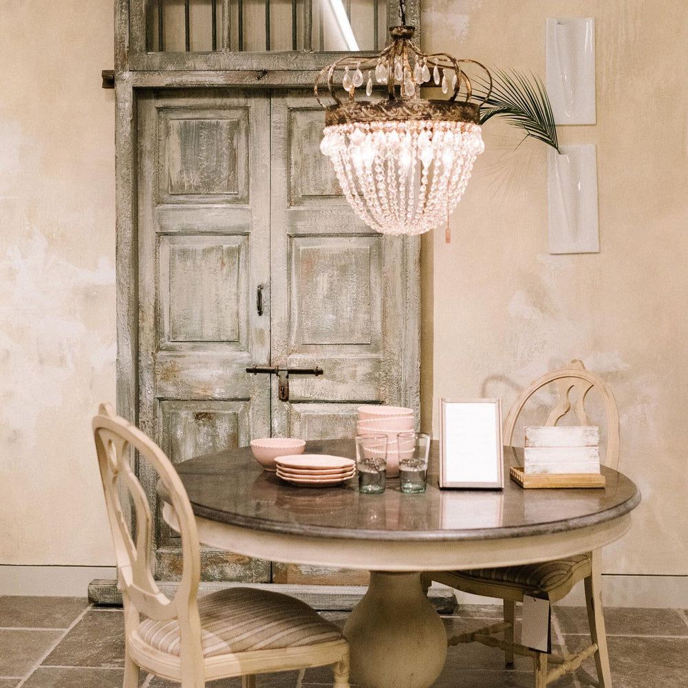 Fotini Patina Crown Round Chandelier