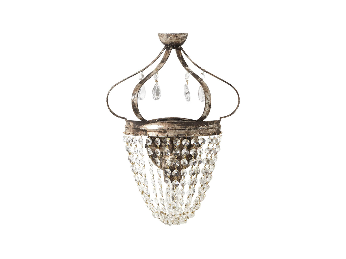 Fotini Patina Crown Wall Sconce