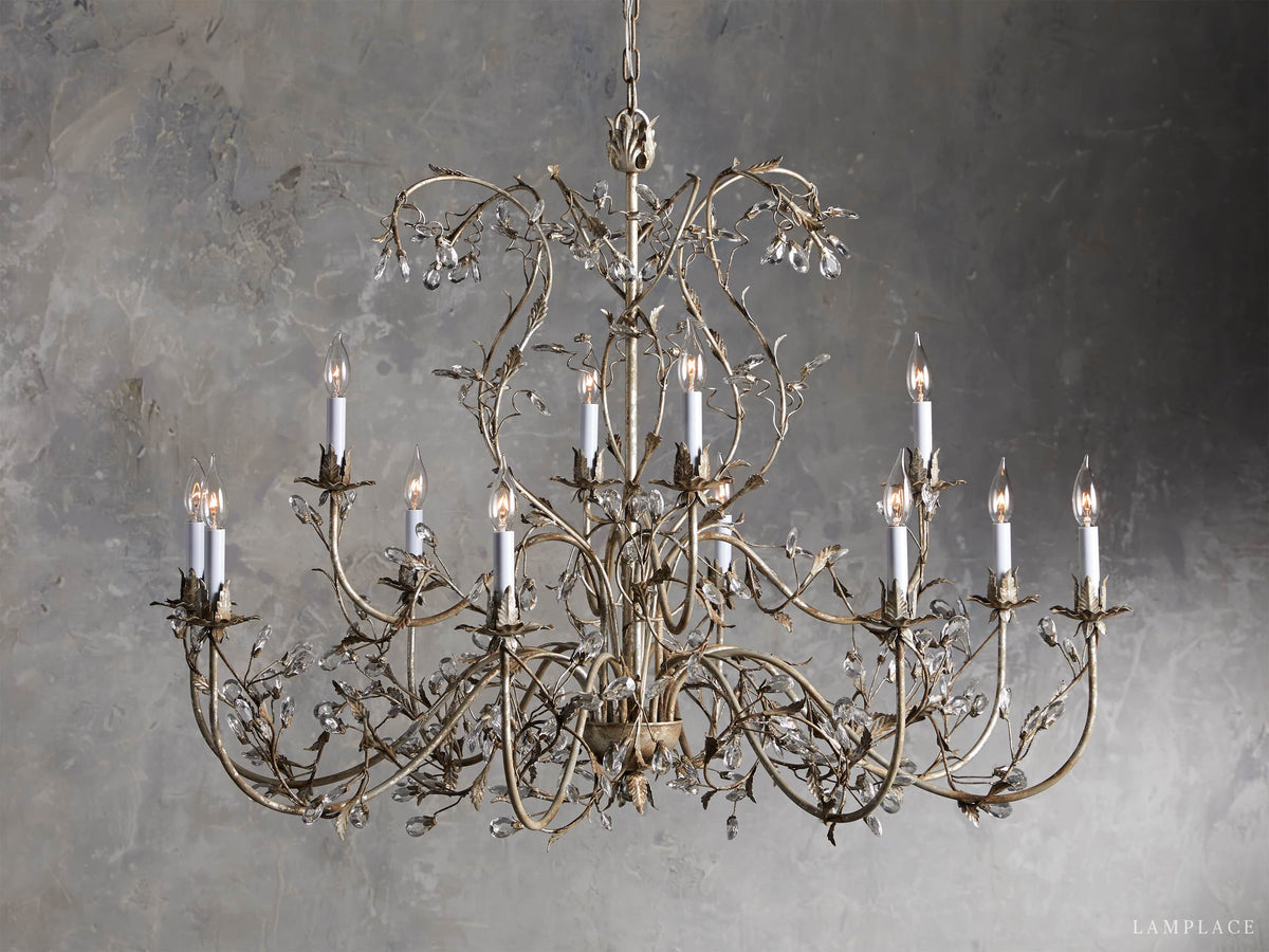 Claudette Antique Lacquer Branch Chandelier