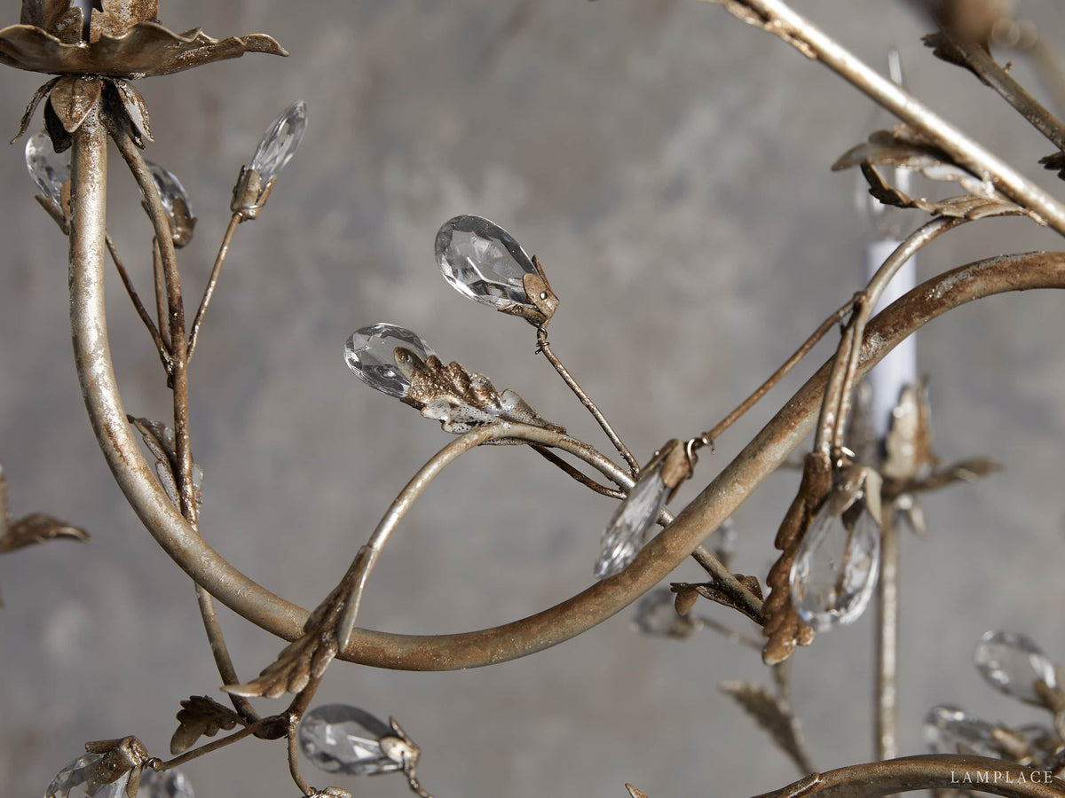 Claudette Antique Lacquer Branch Chandelier