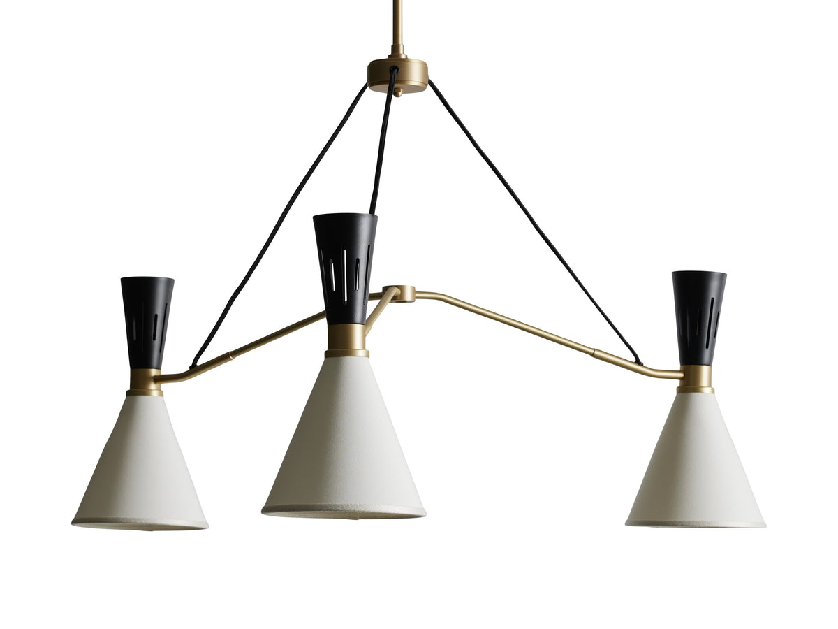 Ramsey Fabric Vintage Round Chandelier
