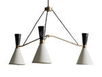 Ramsey Fabric Vintage Round Chandelier