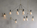 Ramsey Fabric Vintage Linear Chandelier
