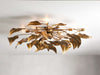 Ninfea Antiqued Leaves Flush Mount