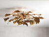 Ninfea Antiqued Leaves Flush Mount