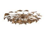 Ninfea Antiqued Leaves Flush Mount
