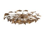 Ninfea Antiqued Leaves Flush Mount