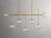 Roscoe Handblown Globe Linear Chandelier