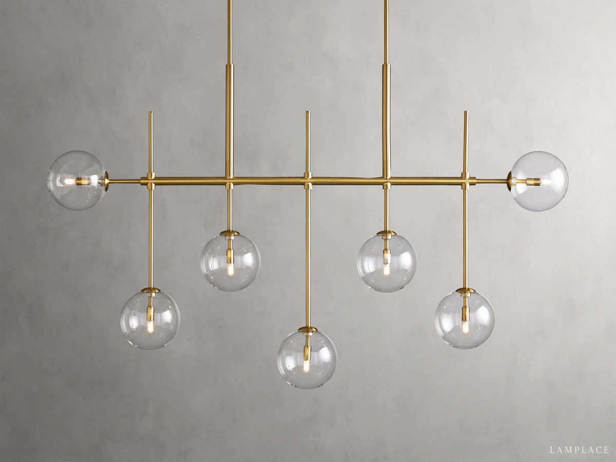 Roscoe Handblown Globe Linear Chandelier