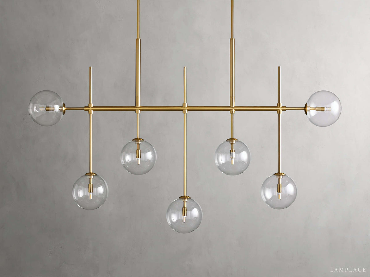Roscoe Handblown Globe Linear Chandelier
