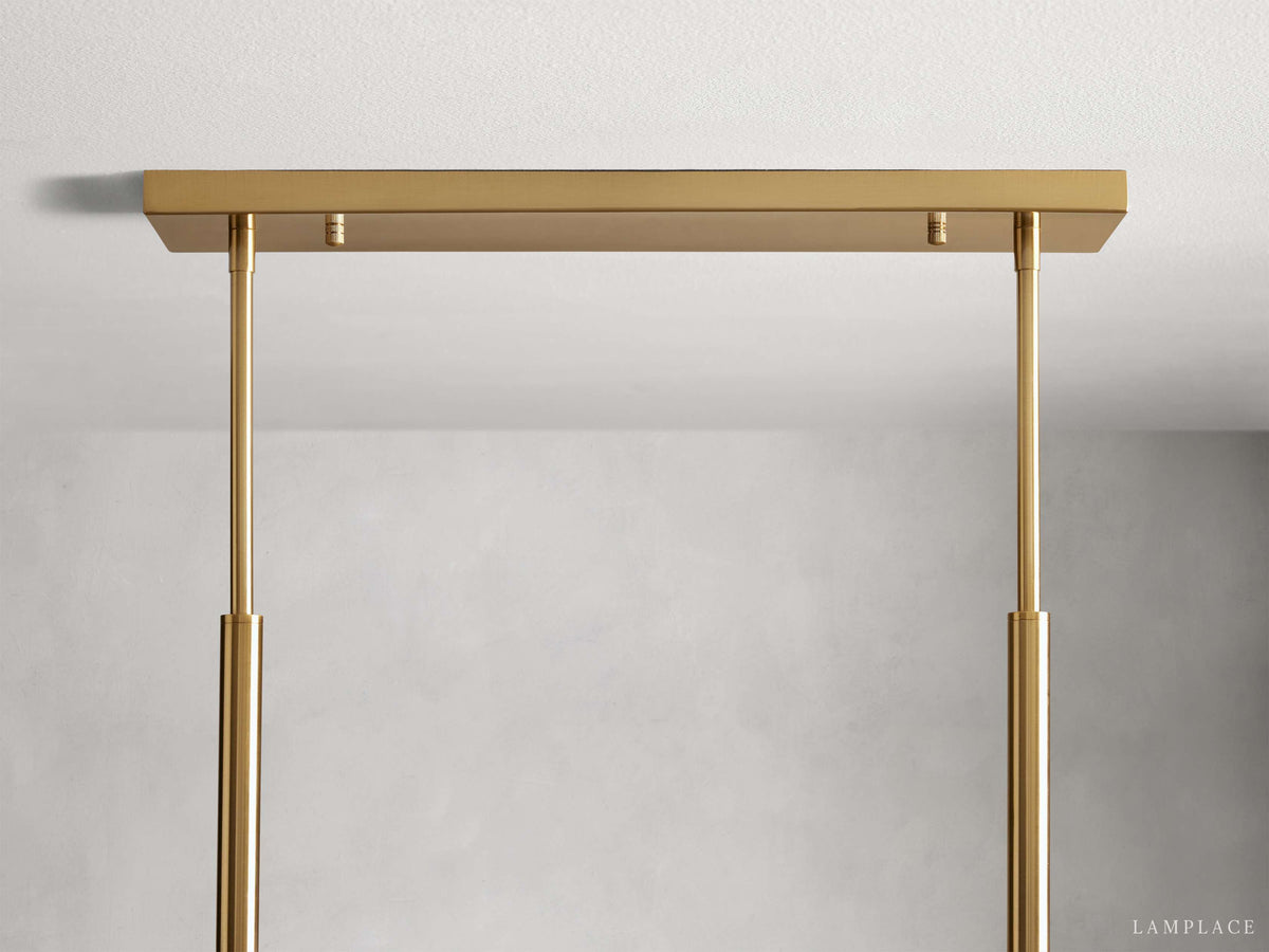 Roscoe Handblown Globe Linear Chandelier