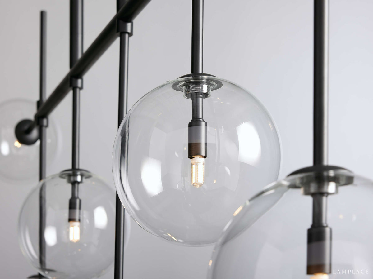 Roscoe Handblown Globe Linear Chandelier