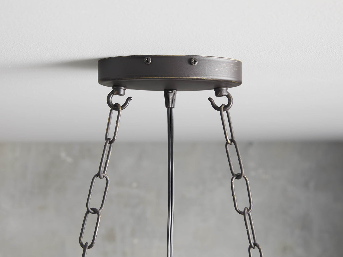 La Cage Astral Forge Rectangular Chandelier