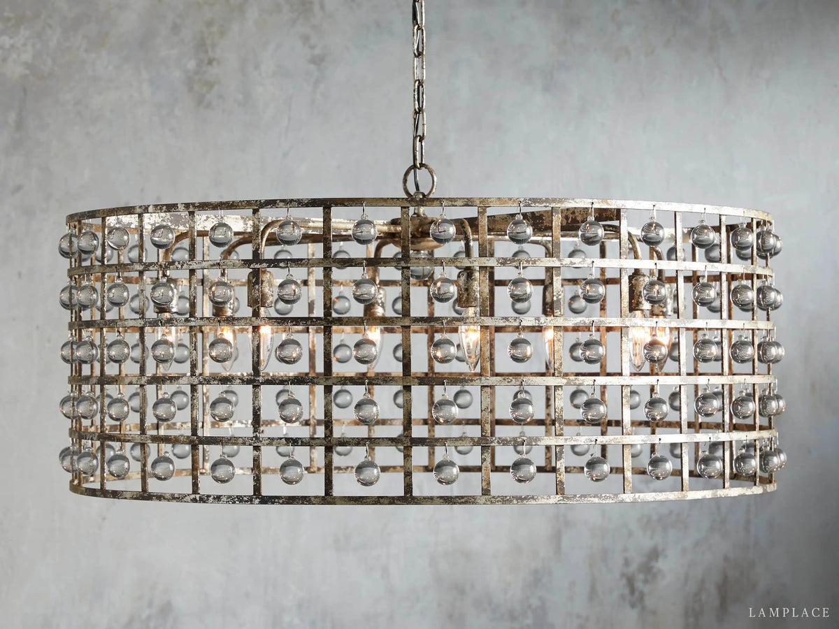 La Cage Astral Forge Round Chandelier