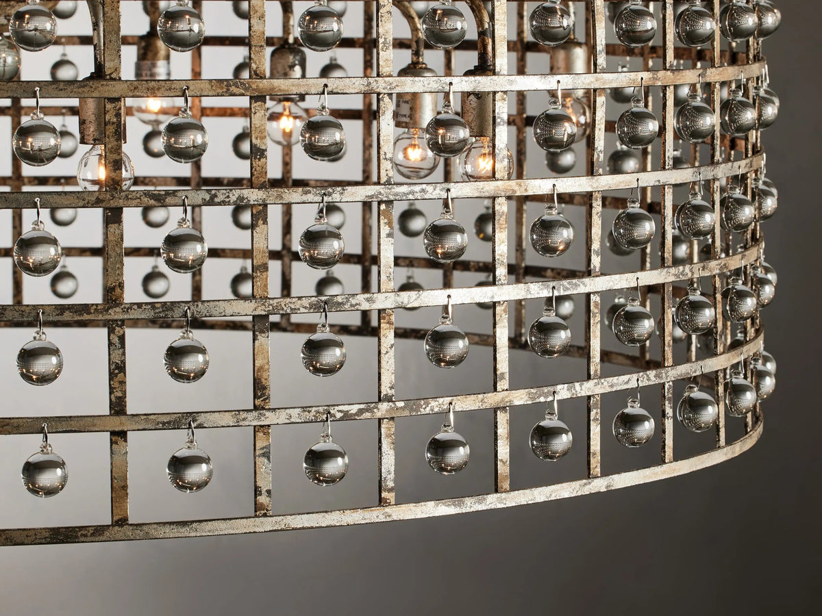 La Cage Astral Forge Round Chandelier