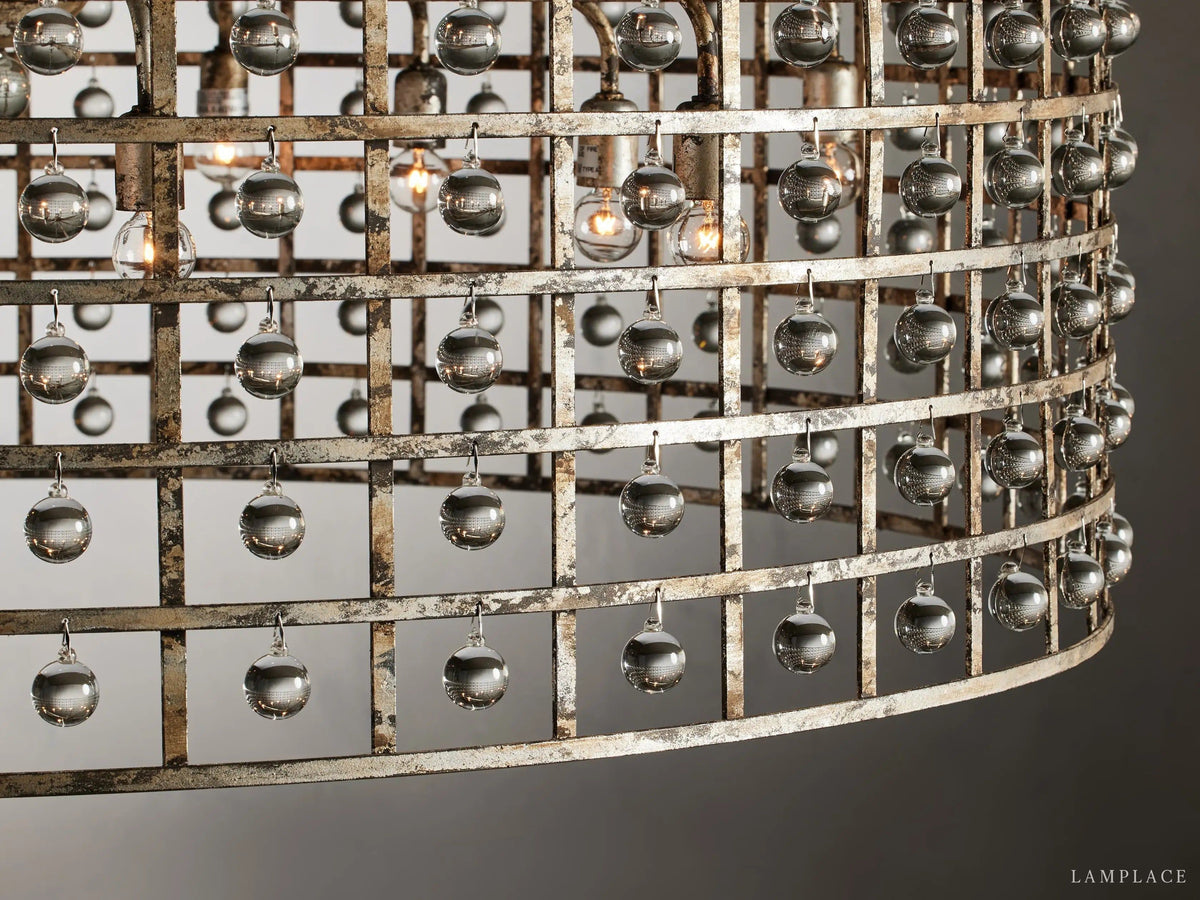 La Cage Astral Forge Round Chandelier