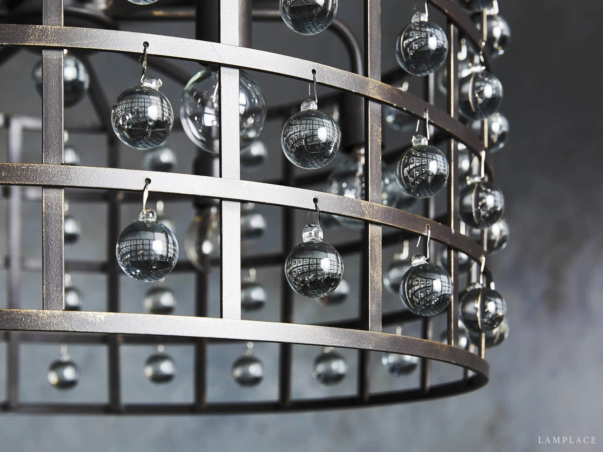 La Cage Astral Forge Round Chandelier