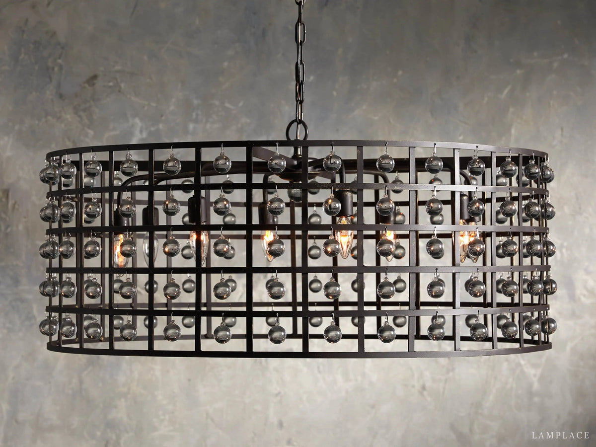 La Cage Astral Forge Round Chandelier