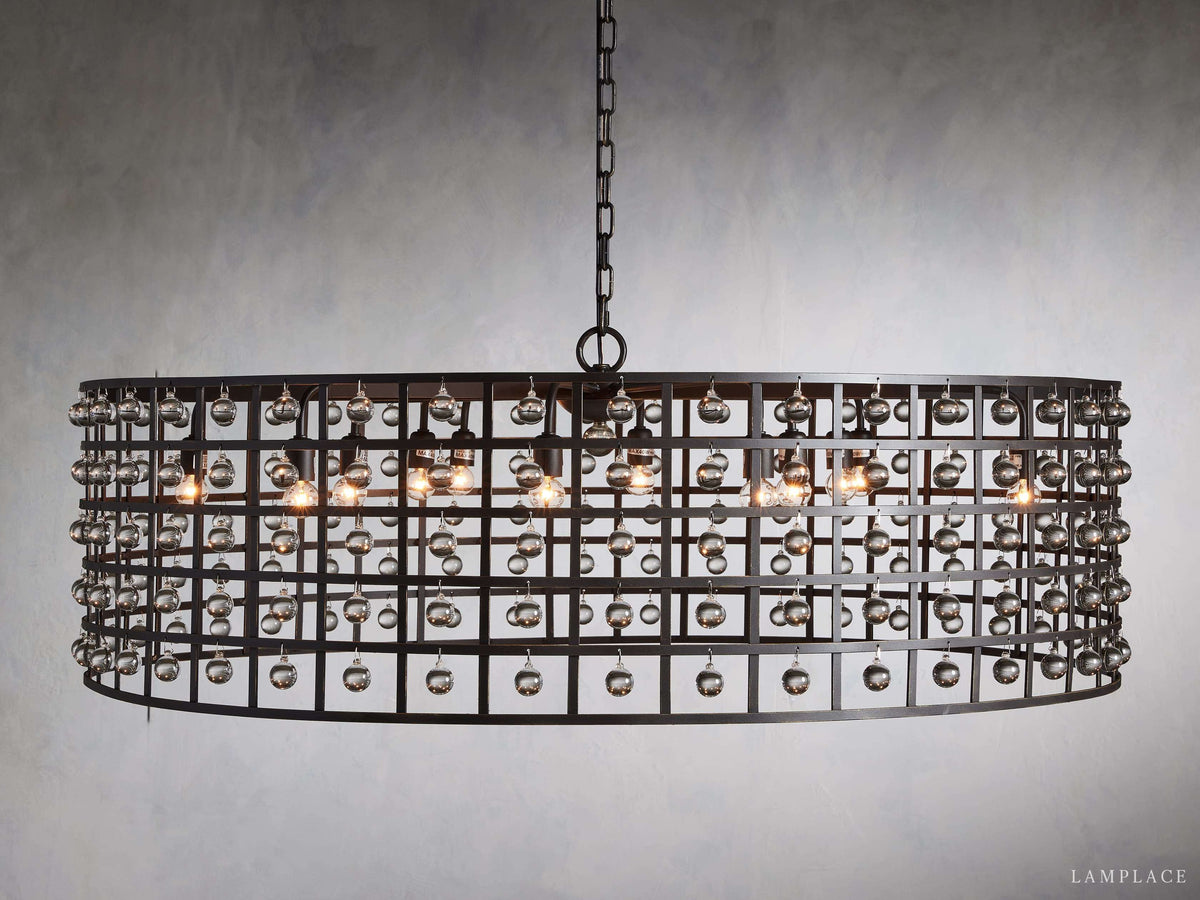 La Cage Astral Forge Round Chandelier
