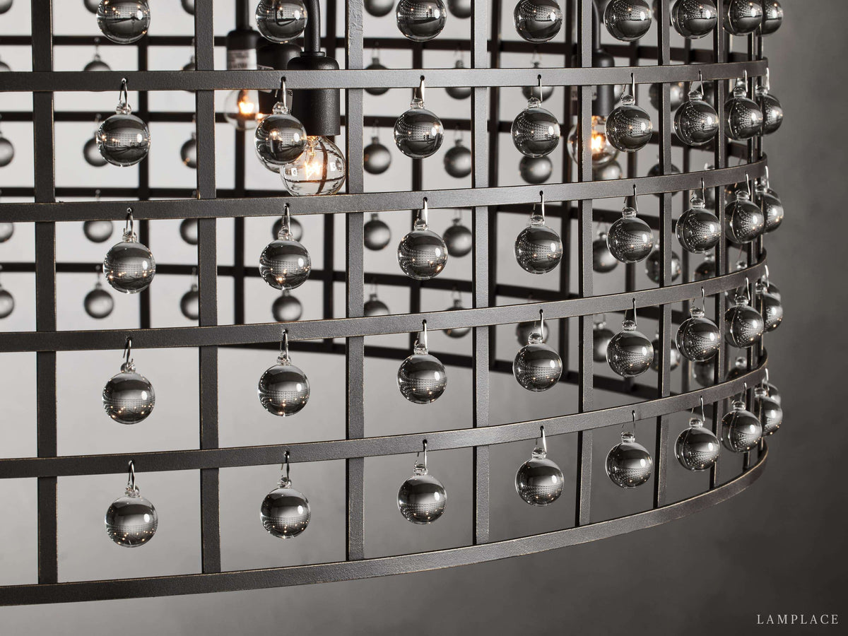 La Cage Astral Forge Round Chandelier