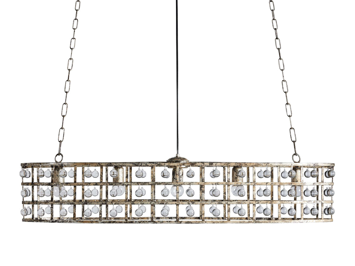 La Cage Astral Forge Oval Chandelier