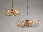 Adela Floral Crystal Round Chandelier