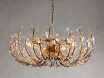 Adela Floral Crystal Round Chandelier