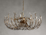 Adela Floral Crystal Round Chandelier