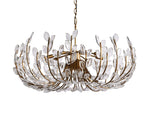Adela Floral Crystal Round Chandelier