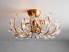 Adela Floral Crystal Flush Mount